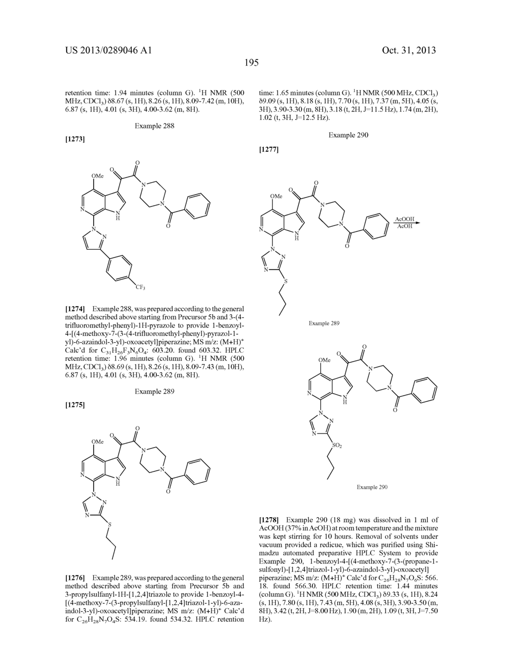 PHARMACEUTICAL FORMULATIONS OF SUBSTITUTED AZAINDOLEOXOACETIC PIPERAZINE     DERIVATIVES WITH PROTEASE INHIBITORS - diagram, schematic, and image 196