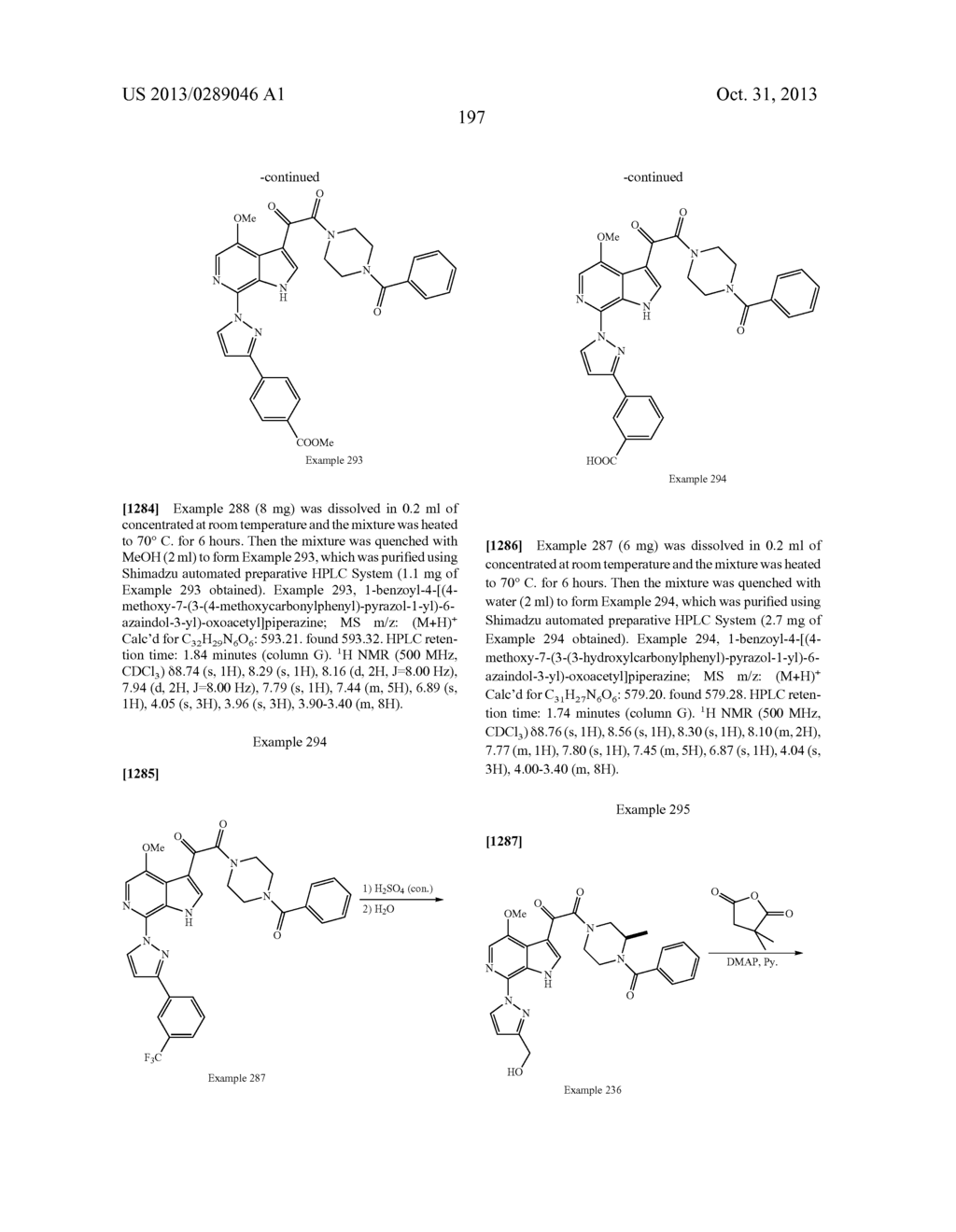 PHARMACEUTICAL FORMULATIONS OF SUBSTITUTED AZAINDOLEOXOACETIC PIPERAZINE     DERIVATIVES WITH PROTEASE INHIBITORS - diagram, schematic, and image 198