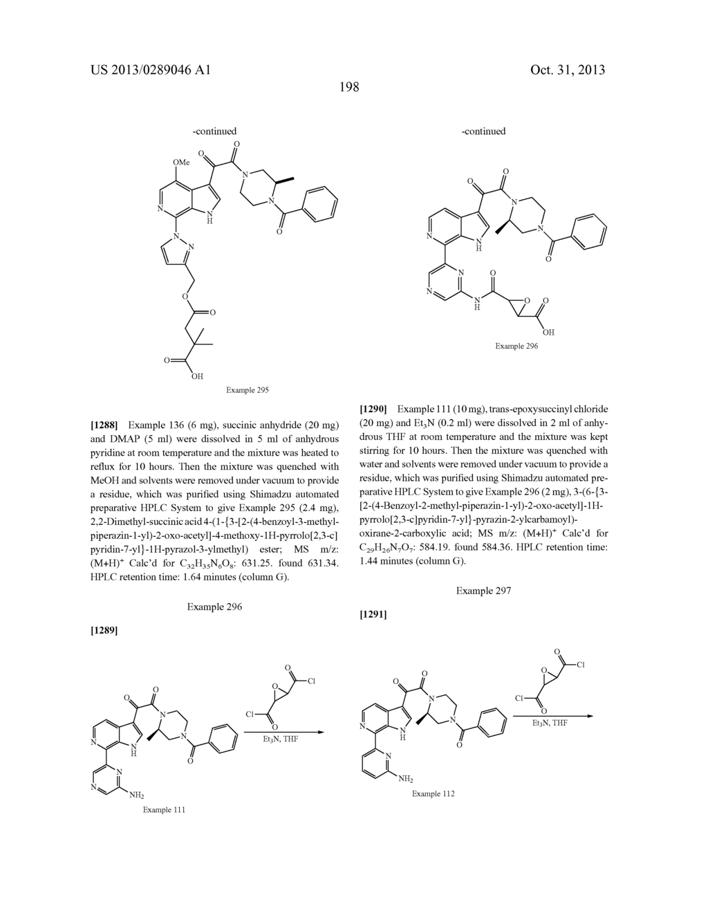 PHARMACEUTICAL FORMULATIONS OF SUBSTITUTED AZAINDOLEOXOACETIC PIPERAZINE     DERIVATIVES WITH PROTEASE INHIBITORS - diagram, schematic, and image 199