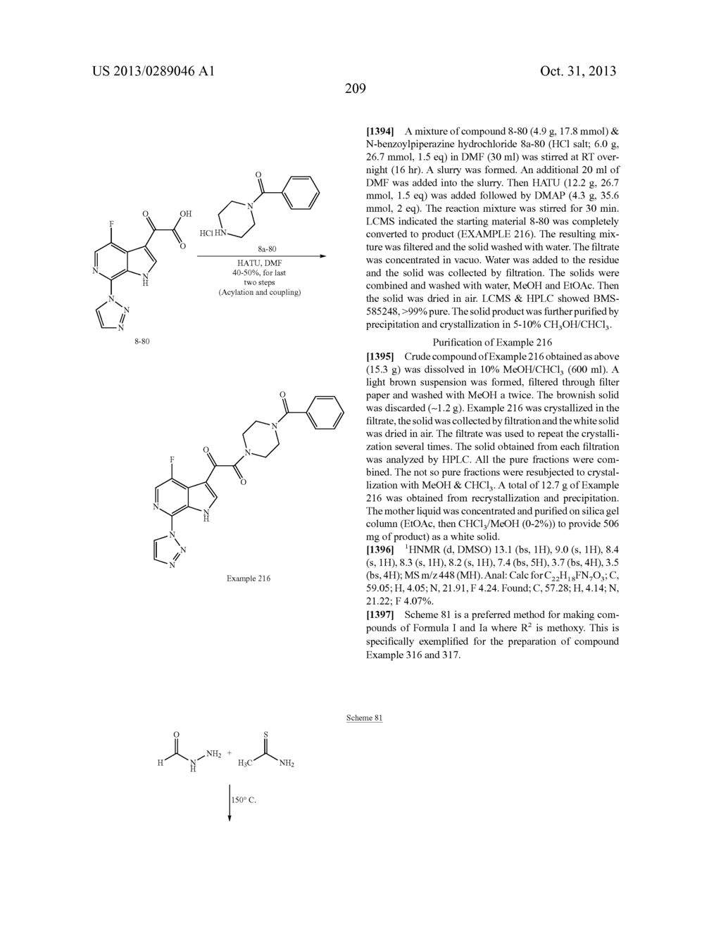 PHARMACEUTICAL FORMULATIONS OF SUBSTITUTED AZAINDOLEOXOACETIC PIPERAZINE     DERIVATIVES WITH PROTEASE INHIBITORS - diagram, schematic, and image 210