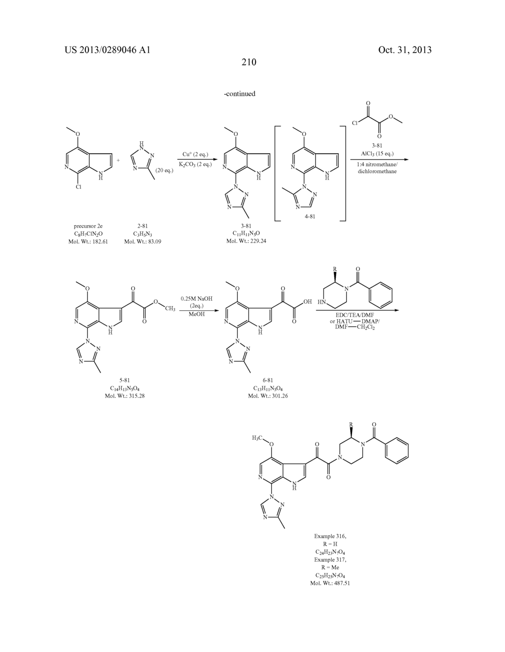 PHARMACEUTICAL FORMULATIONS OF SUBSTITUTED AZAINDOLEOXOACETIC PIPERAZINE     DERIVATIVES WITH PROTEASE INHIBITORS - diagram, schematic, and image 211