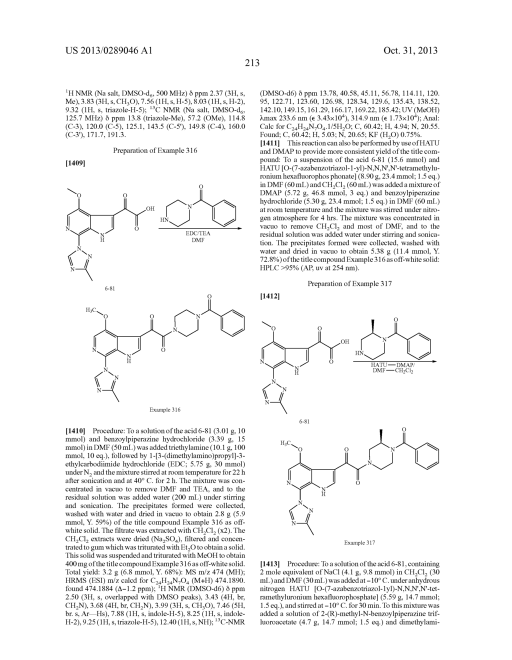 PHARMACEUTICAL FORMULATIONS OF SUBSTITUTED AZAINDOLEOXOACETIC PIPERAZINE     DERIVATIVES WITH PROTEASE INHIBITORS - diagram, schematic, and image 214