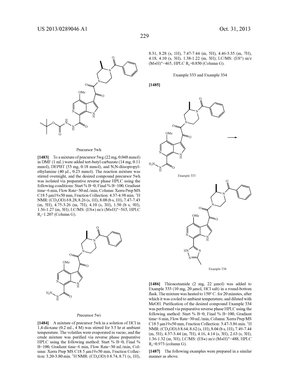 PHARMACEUTICAL FORMULATIONS OF SUBSTITUTED AZAINDOLEOXOACETIC PIPERAZINE     DERIVATIVES WITH PROTEASE INHIBITORS - diagram, schematic, and image 230