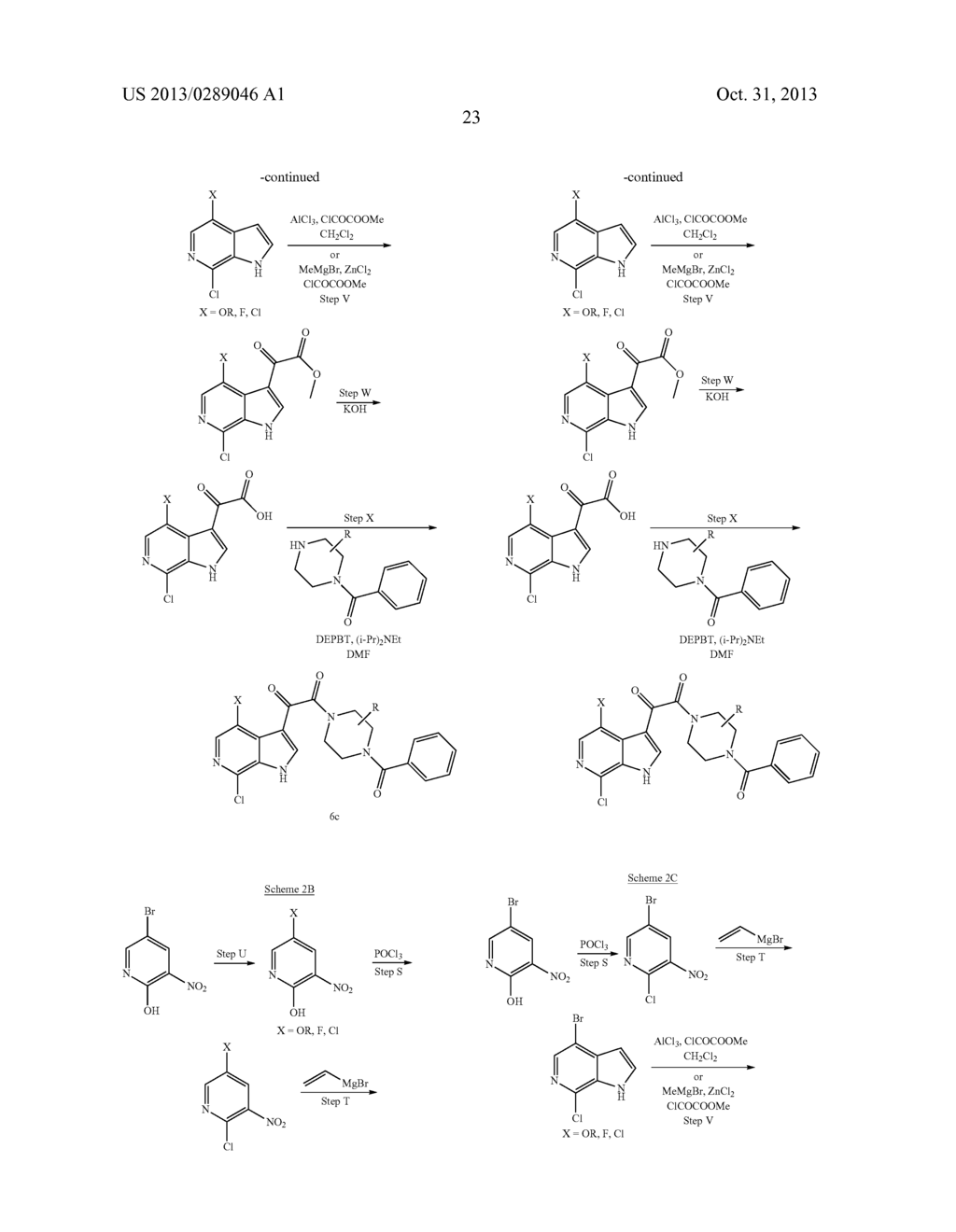 PHARMACEUTICAL FORMULATIONS OF SUBSTITUTED AZAINDOLEOXOACETIC PIPERAZINE     DERIVATIVES WITH PROTEASE INHIBITORS - diagram, schematic, and image 24