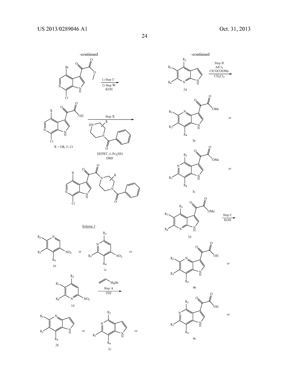 PHARMACEUTICAL FORMULATIONS OF SUBSTITUTED AZAINDOLEOXOACETIC PIPERAZINE     DERIVATIVES WITH PROTEASE INHIBITORS - diagram, schematic, and image 25