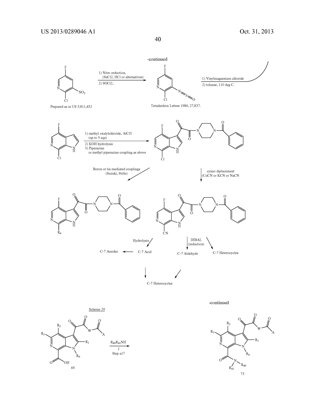 PHARMACEUTICAL FORMULATIONS OF SUBSTITUTED AZAINDOLEOXOACETIC PIPERAZINE     DERIVATIVES WITH PROTEASE INHIBITORS - diagram, schematic, and image 41