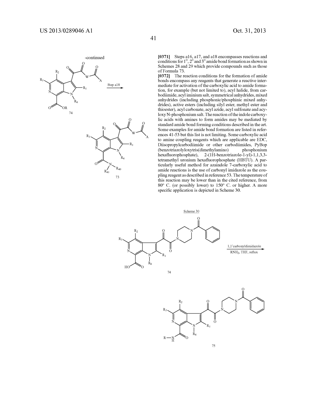 PHARMACEUTICAL FORMULATIONS OF SUBSTITUTED AZAINDOLEOXOACETIC PIPERAZINE     DERIVATIVES WITH PROTEASE INHIBITORS - diagram, schematic, and image 42