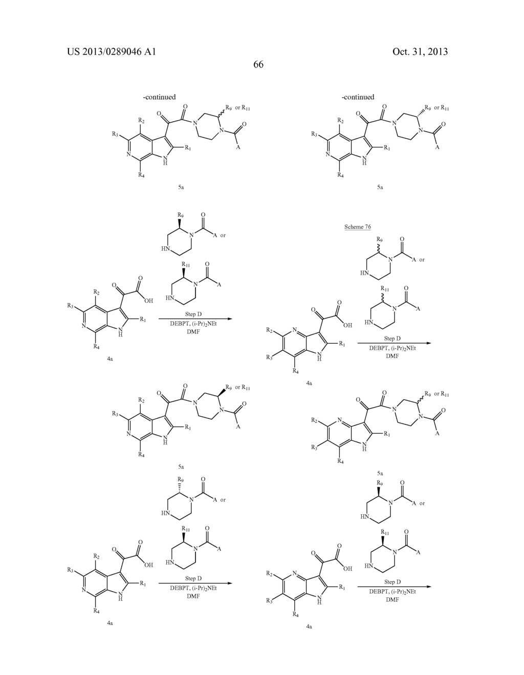 PHARMACEUTICAL FORMULATIONS OF SUBSTITUTED AZAINDOLEOXOACETIC PIPERAZINE     DERIVATIVES WITH PROTEASE INHIBITORS - diagram, schematic, and image 67