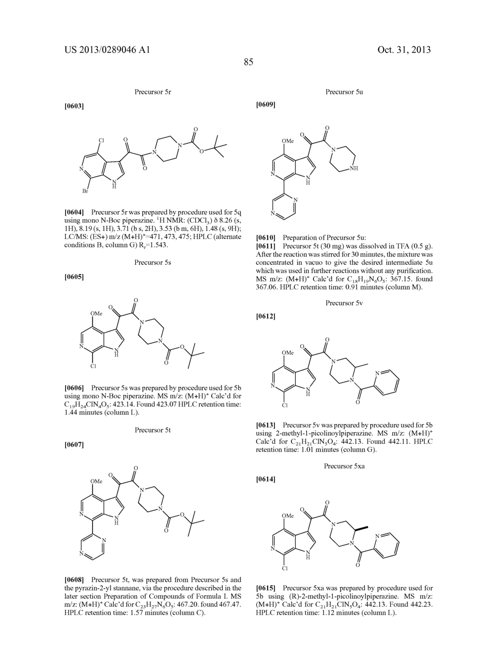 PHARMACEUTICAL FORMULATIONS OF SUBSTITUTED AZAINDOLEOXOACETIC PIPERAZINE     DERIVATIVES WITH PROTEASE INHIBITORS - diagram, schematic, and image 86