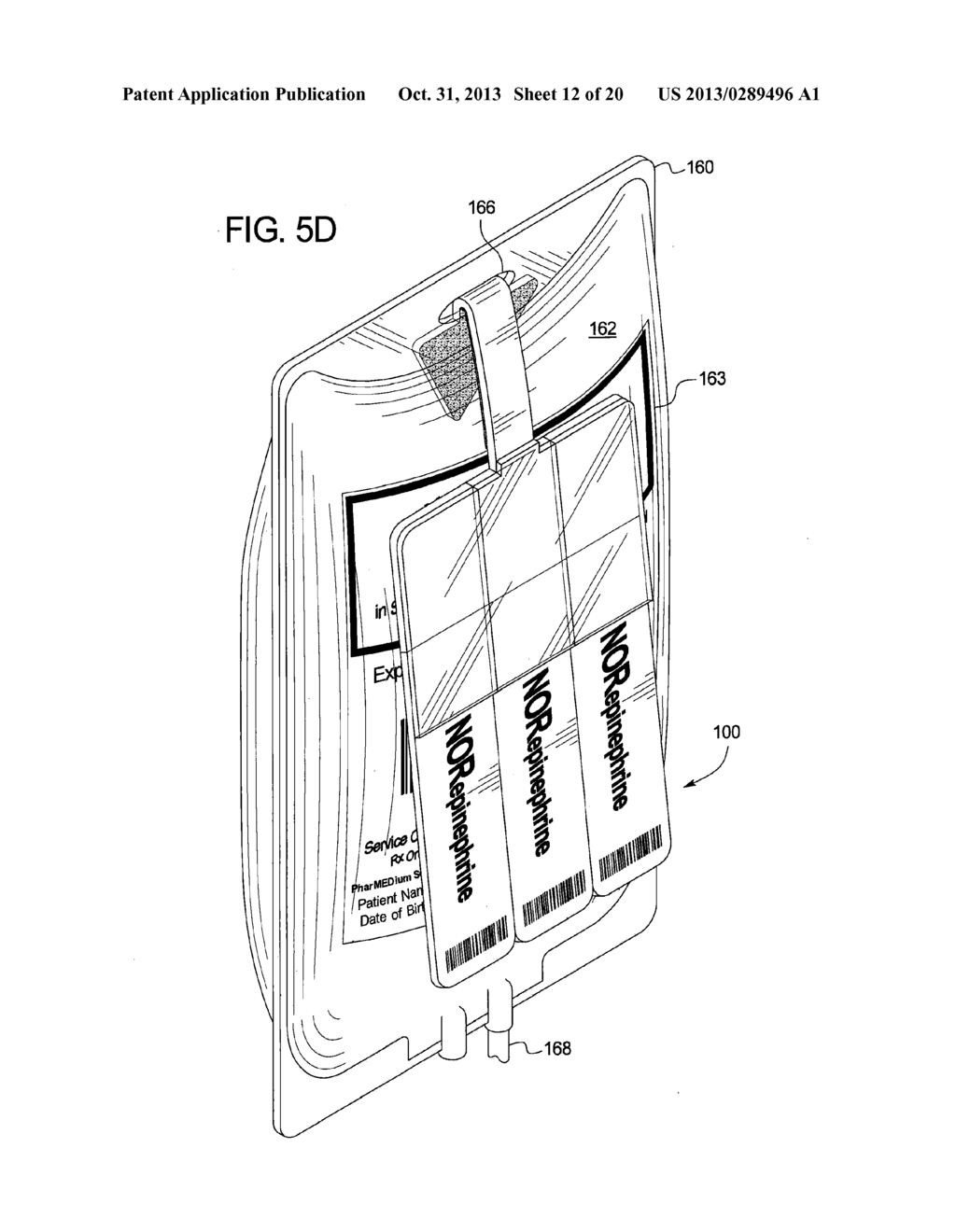 Intravenous Bag/Line Safety Device - diagram, schematic, and image 13