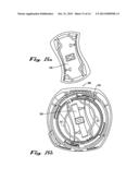 CAP DISPLACEMENT MECHANISM FOR LANCING DEVICE AND MULTI-LANCET CARTRIDGE diagram and image