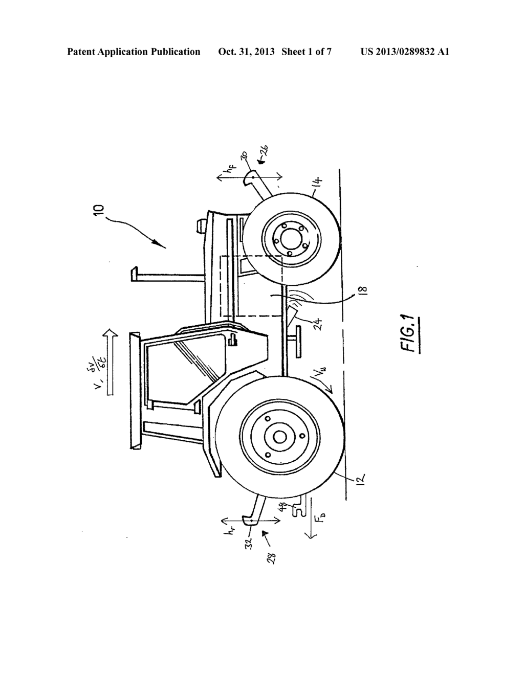 Agricultural Tractor Control System and Method - diagram, schematic, and image 02