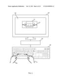 USER INTERFACE CONTROL USING A KEYBOARD diagram and image