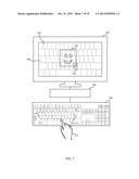 USER INTERFACE CONTROL USING A KEYBOARD diagram and image