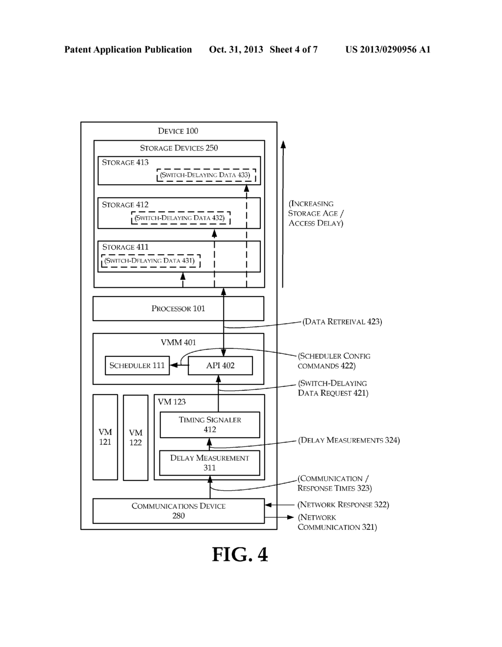 VIRTUAL MACHINE SWITCHING BASED ON MEASURED NETWORK DELAY - diagram, schematic, and image 05