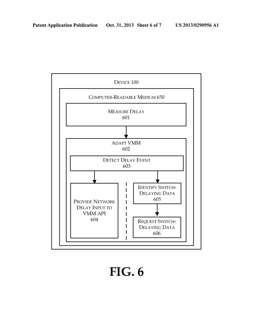 VIRTUAL MACHINE SWITCHING BASED ON MEASURED NETWORK DELAY - diagram, schematic, and image 07