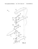FOLDING KNIFE HANDLE WITH ASSISTED OPENING FUNCTION diagram and image