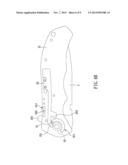 FOLDING KNIFE HANDLE WITH ASSISTED OPENING FUNCTION diagram and image