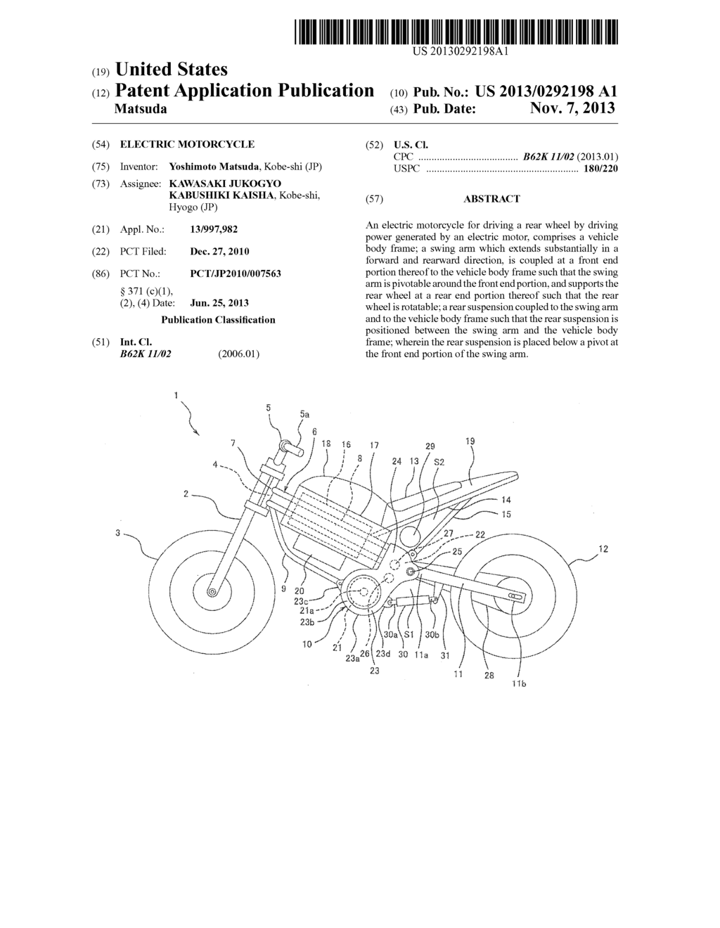 Electric Motorcycle - diagram, schematic, and image 01