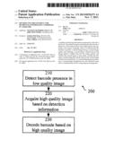 METHOD AND ARRANGEMENT FOR RETRIEVING INFORMATION COMPRISED IN A BARCODE diagram and image