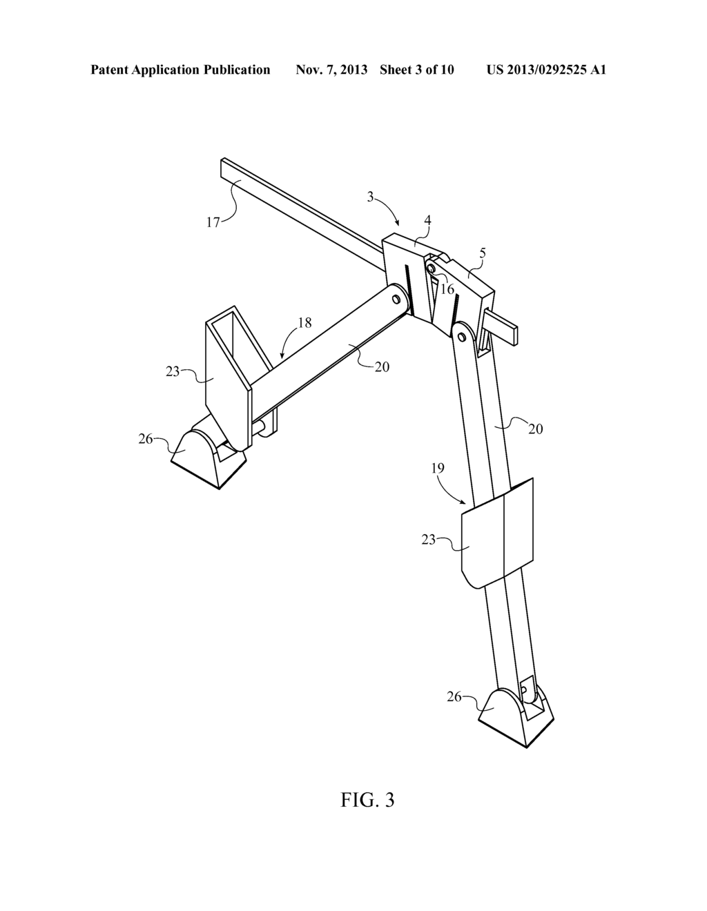 Automatic Locking System for a Self-Adjustable Leveling Ladder - diagram, schematic, and image 04