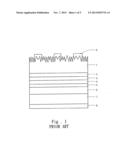 ELECTRIC CONTACT STRUCTURE FOR LIGHT EMITTING DIODES diagram and image