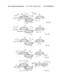 METHOD AND DEVICE FOR THE GENERATION AND/OR CONVEYANCE OF A SHINGLED     STREAM OF FLAT, FLEXIBLE OBJECTS diagram and image