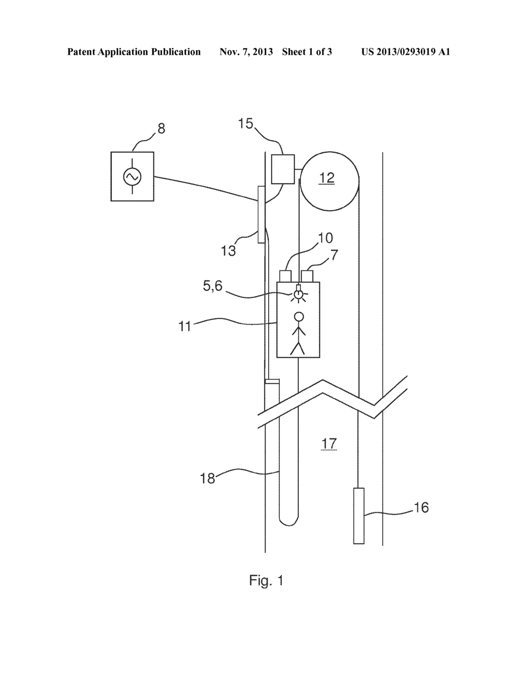 CONTROL ARRANGEMENT AND METHOD FOR SUPPLYING ELECTRICAL POWER IN AN     ELEVATOR SYSTEM - diagram, schematic, and image 02