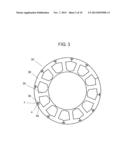 CORE MATERIAL, STATOR CORE, AND MOTOR PROVIDED WITH STATOR CORE diagram and image