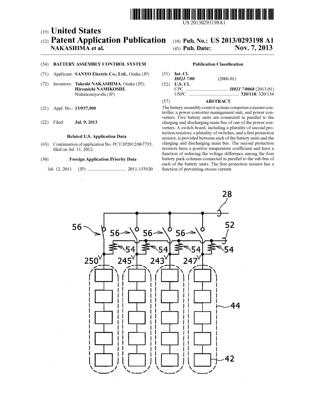 BATTERY ASSEMBLY CONTROL SYSTEM - diagram, schematic, and image 01