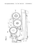 PRINTER WITH FORCE TRANSMITTING PATH SELECTING MECHANISM diagram and image