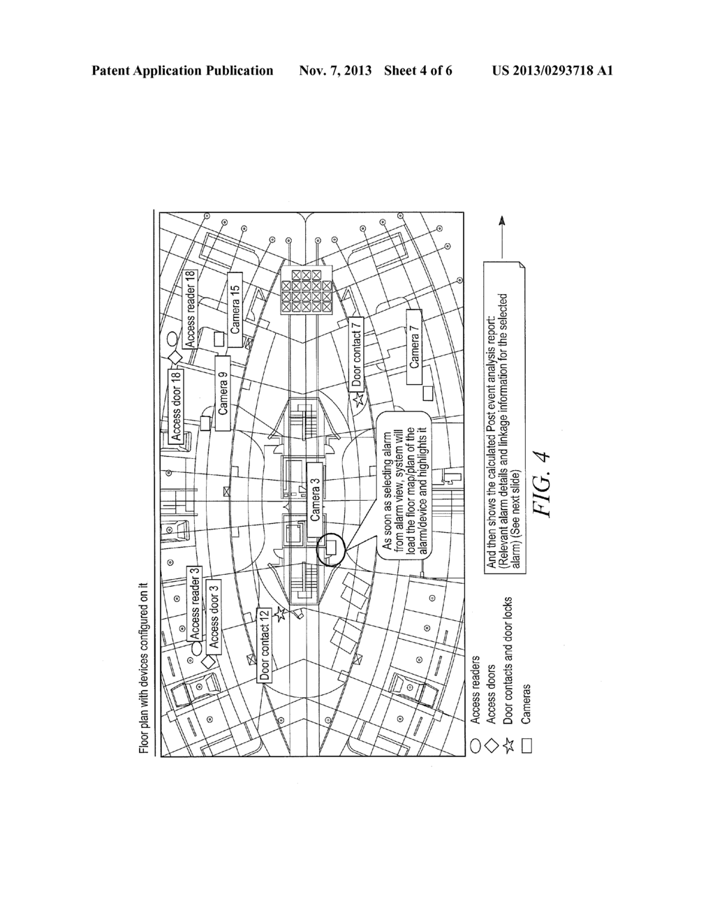 SYSTEM AND METHOD OF POST EVENT/ALARM ANALYSIS IN CCTV AND INTEGRATED     SECURITY SYSTEMS - diagram, schematic, and image 05