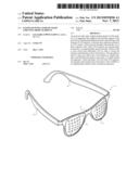 Eyewear with a Pair of Light Emitting Diode Matrices diagram and image