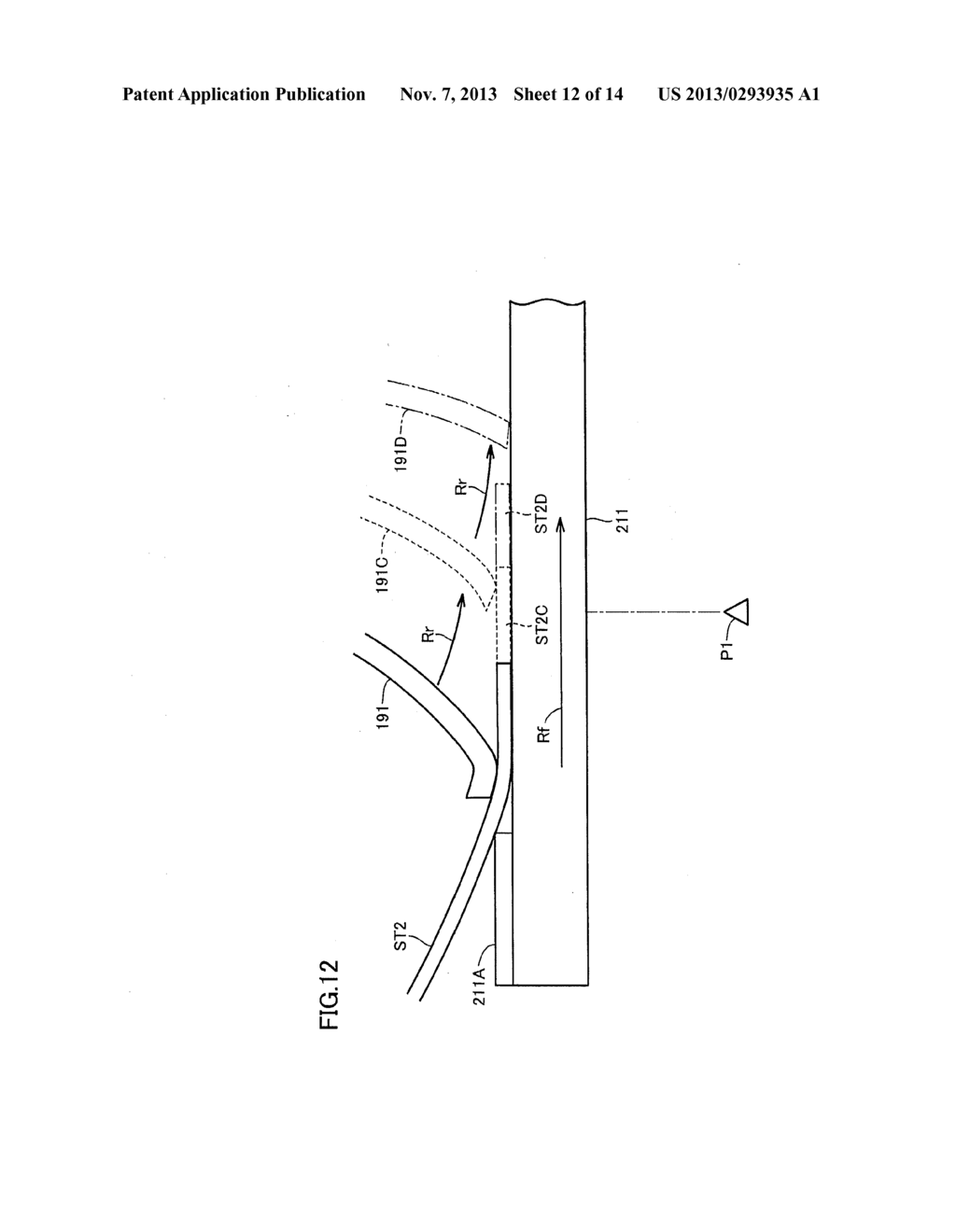 DOCUMENT READING APPARATUS AND METHOD OF CONTROLLING THE SAME - diagram, schematic, and image 13