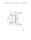 LENS CARRIER AND OPTICAL MODULE FOR A LIGHT CURTAIN AND FABRICATION METHOD diagram and image