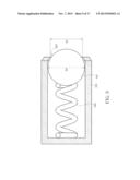 FIXING MECHANISM FOR FIXING A SLIDABLE DISPLAY MODULE RELATIVE TO A HOST     MODULE AND PORTABLE ELECTRONIC DEVICE THEREWITH diagram and image