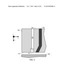 PLASMONIC TRANSDUCER HAVING TWO METAL ELEMENTS WITH A GAP DISPOSED     THEREBETWEEN diagram and image