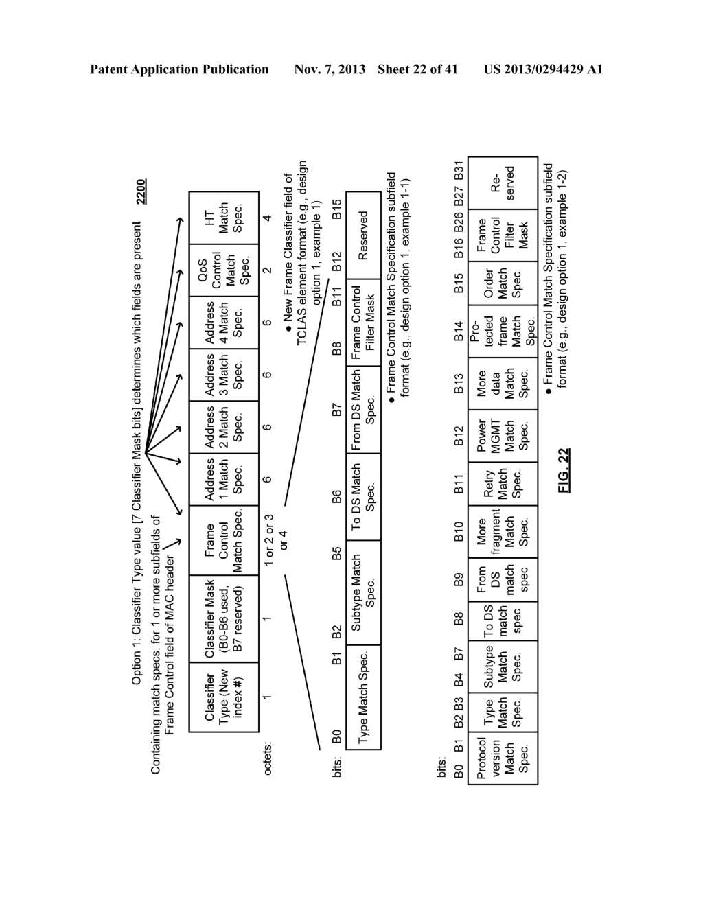 FILTER AND CLASSIFICATION AGREEMENT FOR MAC HEADER BASED TRAFFIC     CLASSIFICATION AND METHODS FOR USE THEREWITH - diagram, schematic, and image 23