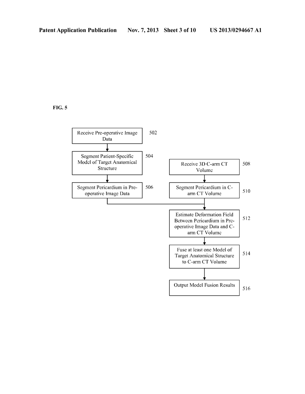 Method and System for Pericardium Based Model Fusion of Pre-operative and     Intra-operative Image Data for Cardiac Interventions - diagram, schematic, and image 04