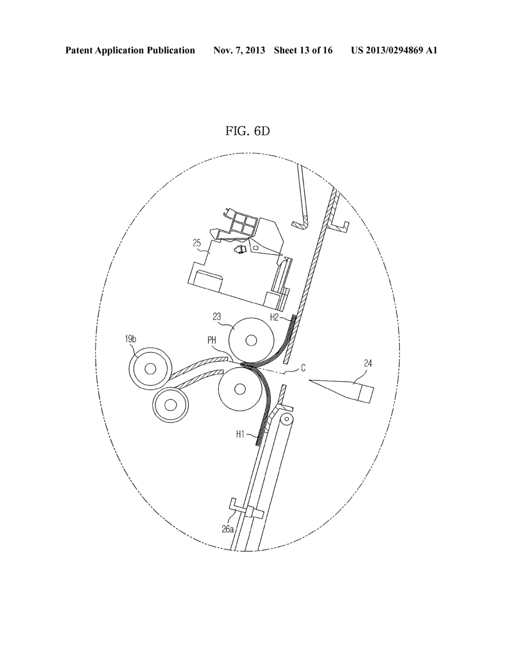 BOOKBINDING DEVICE AND PRINT-MEDIUM POST-TREATMENT APPARATUS HAVING THE     SAME - diagram, schematic, and image 14