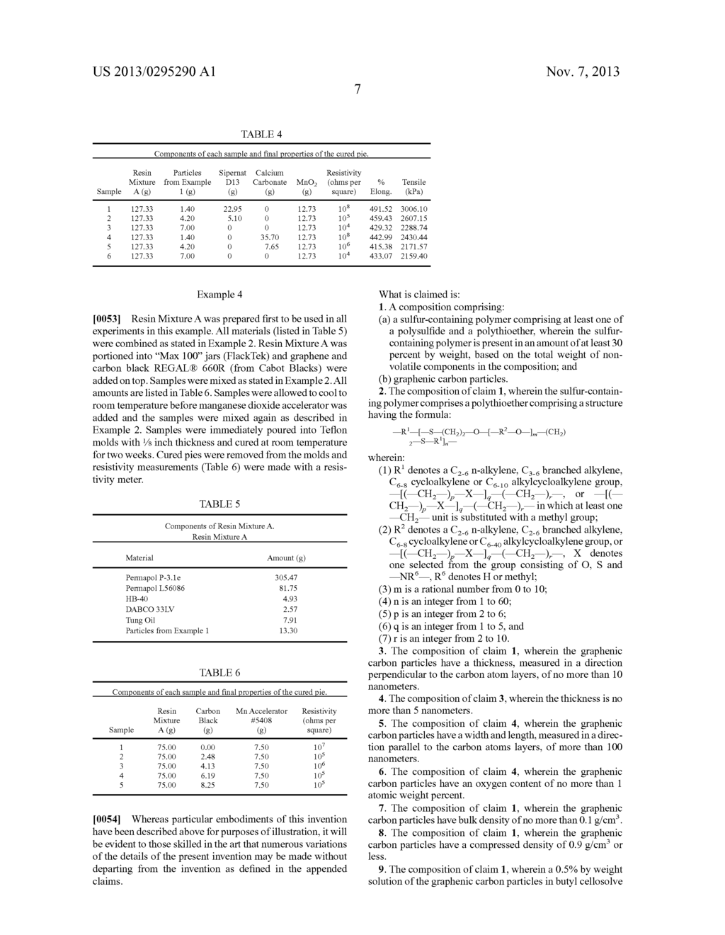 COMPOSITIONS WITH A SULFUR-CONTAINING POLYMER AND GRAPHENIC CARBON     PARTICLES - diagram, schematic, and image 10