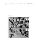 NANOPARTICLES IN THE SHAPE OF NANOSNOWMAN WITH A HEAD PART AND A BODY     PART, A PREPARATION METHOD THEREOF AND A DETECTION METHOD USING THE SAME diagram and image