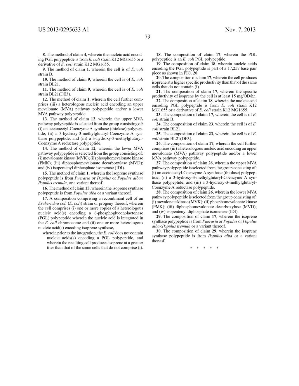 COMPOSITIONS AND METHODS OF PGL FOR THE INCREASED PRODUCTION OF ISOPRENE - diagram, schematic, and image 146