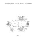 INTERACTIVE CONTENT DELIVERY SYSTEM AND APPARATUS WITH GLOBAL REACH     CAPABILITY diagram and image