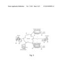 INTERACTIVE CONTENT DELIVERY SYSTEM AND APPARATUS WITH GLOBAL REACH     CAPABILITY diagram and image