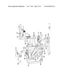 BICYCLING EXERCISE APPARATUS WITH MULTIPLE ELEMENT LOAD DISPERSION diagram and image