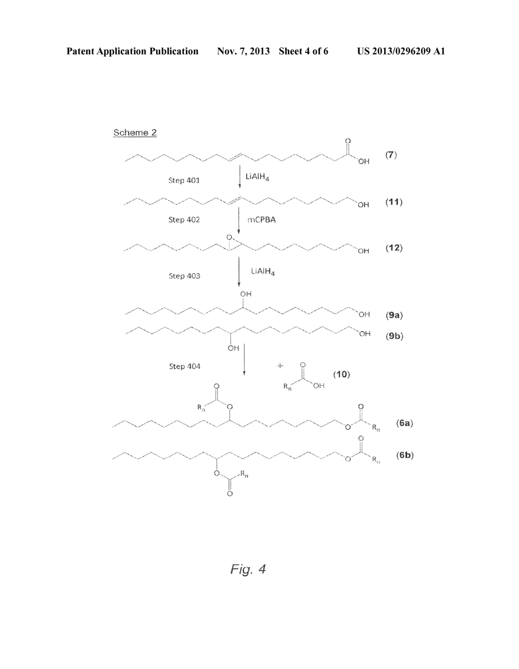 SYNTHESIS OF BIOLUBRICANT ESTERS FROM UNSATURATED FATTY ACID DERIVATIVES. - diagram, schematic, and image 05