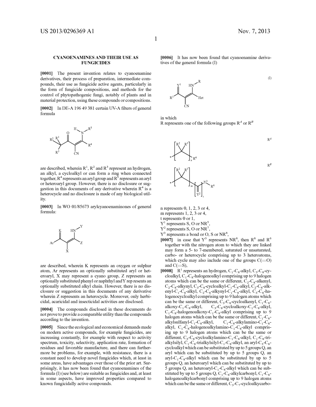 Cyanoenamines and their use as fungicides - diagram, schematic, and image 02