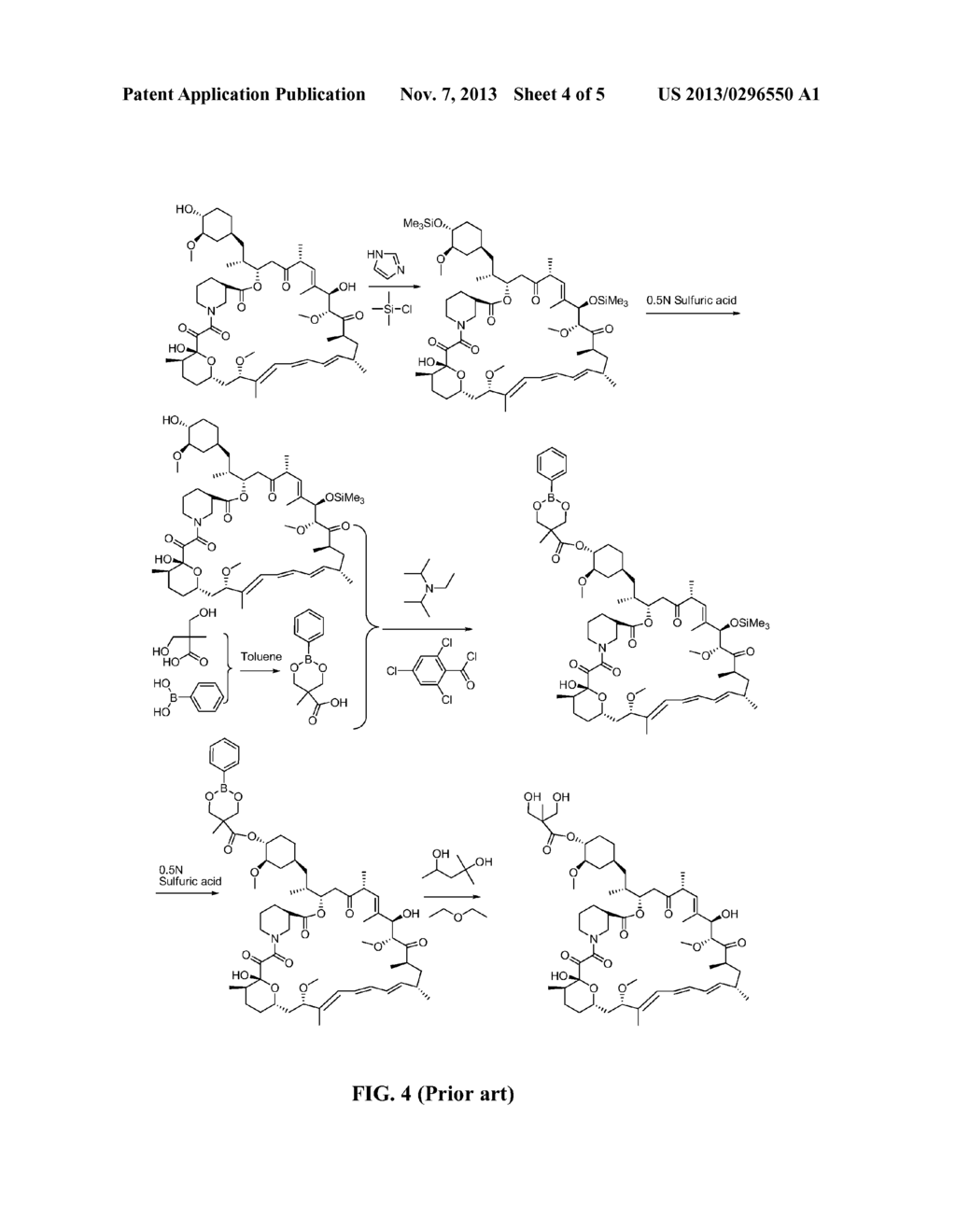METHOD FOR SYNTHESIZING TEMSIROLIMUS - diagram, schematic, and image 05
