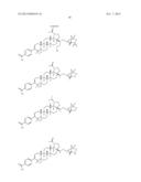 C-17 BICYCLIC AMINES OF TRITERPENOIDS WITH HIV MATURATION INHIBITORY     ACTIVITY diagram and image